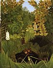 Henri Rousseau Merry Jesters painting